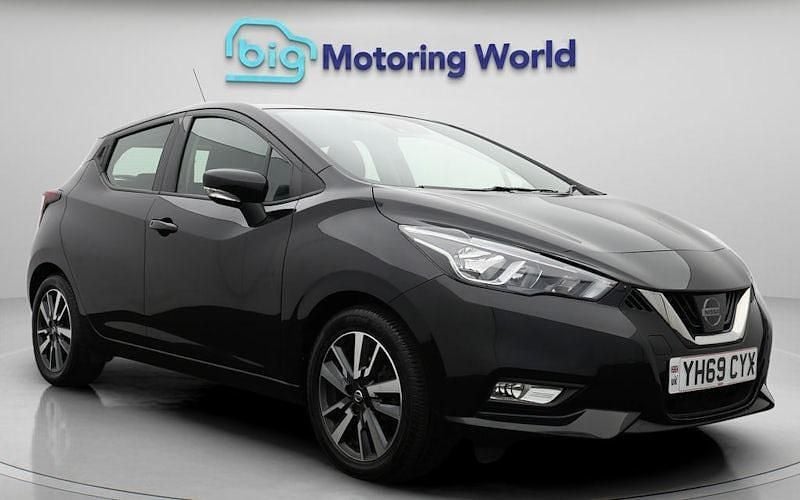 Black Used 2018 Nissan Micra Acenta Hatchback | £9,500 (Fair price) - Image 1/4