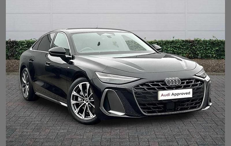 New Audi A6 S-Line 200 HP (147 kW) 2025 Black Sedan