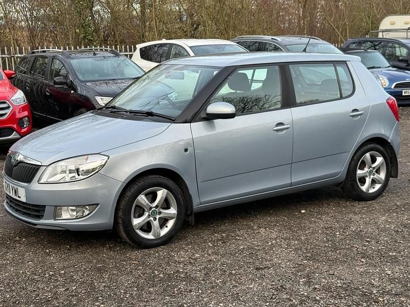 Used Skoda Fabia SE 105 HP (77 kW) 2011 Blue Hatchback