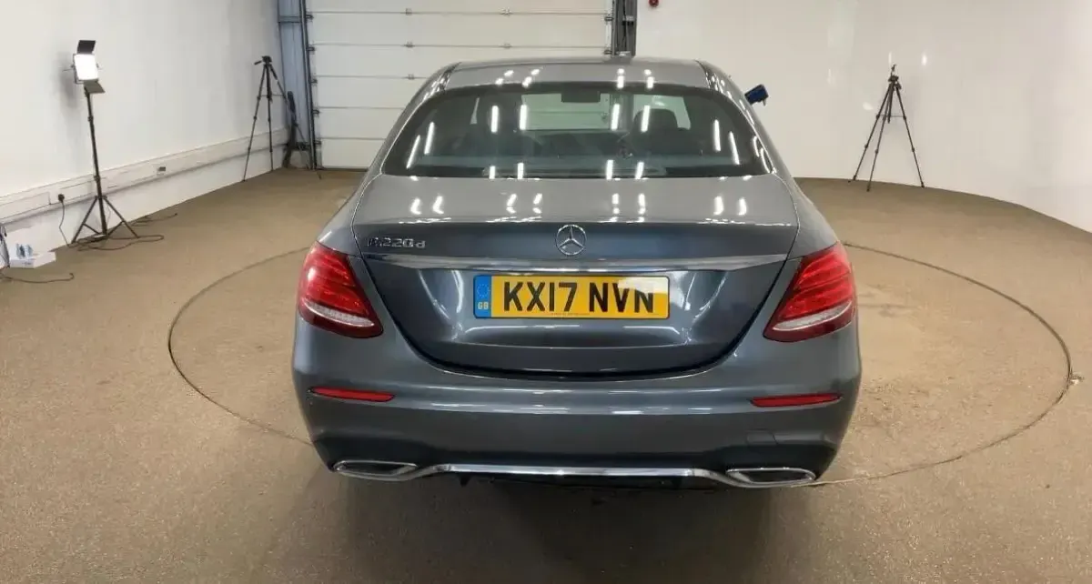 Used Mercedes E220 AMG line 194 HP (142 kW) 2017 Grey Sedan
