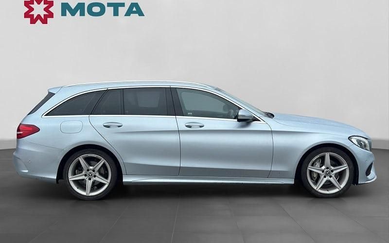 Used Mercedes C220 AMG line 170 HP (125 kW) 2018 Silver Estate