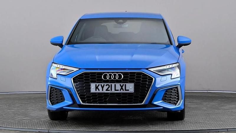 Used Audi A3 e-tron S-Line 204 HP (150 kW) 2021 Blue Hatchback