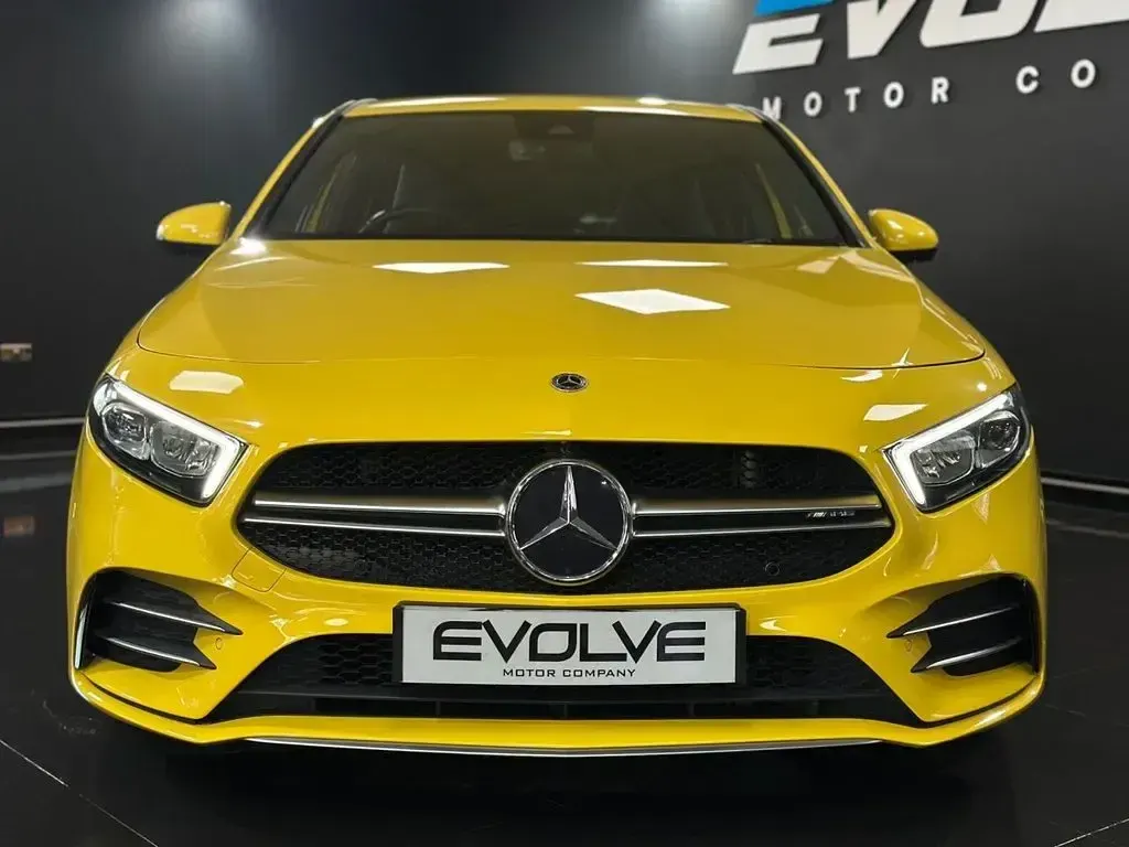Used Mercedes A35 AMG Executive 2021 Yellow Hatchback