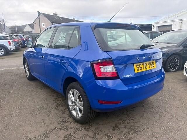 Used Skoda Fabia SE 60 HP (44 kW) 2020 Blue Hatchback
