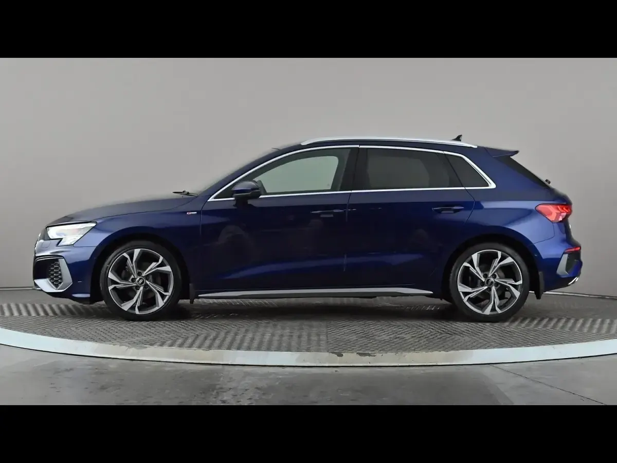 Used Audi A3 S-Line 150 HP (110 kW) 2023 Blue Sedan