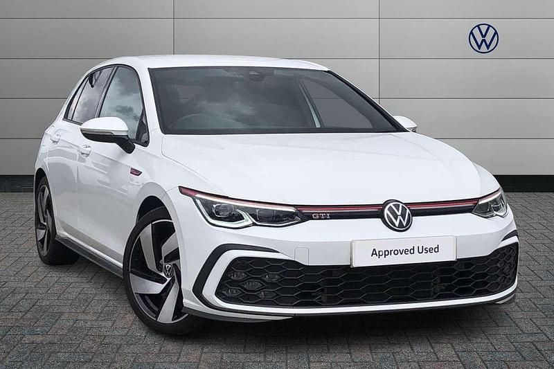 White Used 2023 VW Golf VIII GTI Hatchback | £27,290 (Fair price) - Image 1/4
