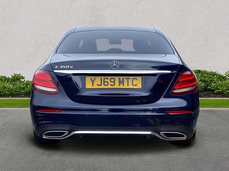 Begagnad Mercedes E350 AMG line 2020 Blå Sedan