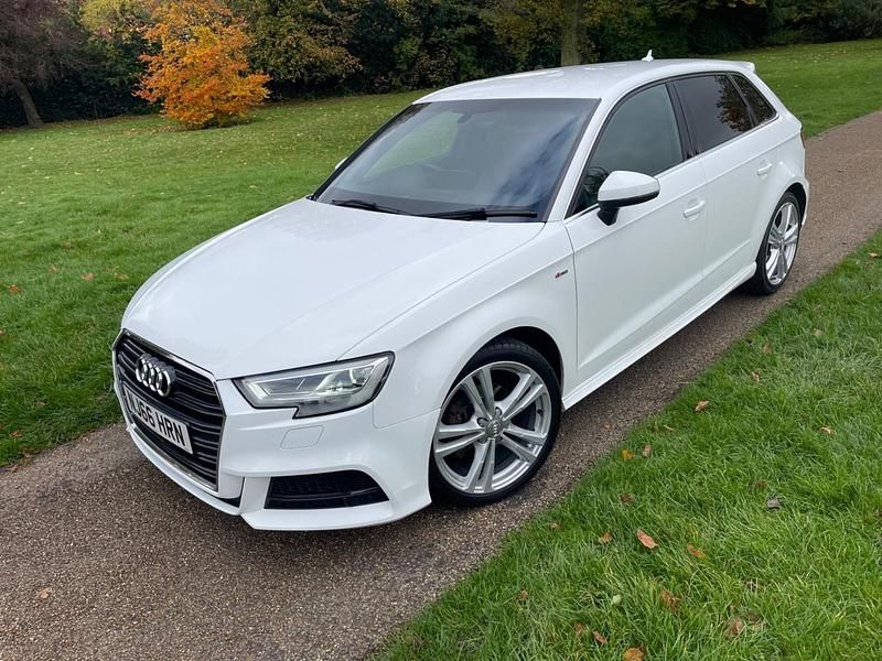 Used Audi A3 Sportback S-Line 2016 White Hatchback
