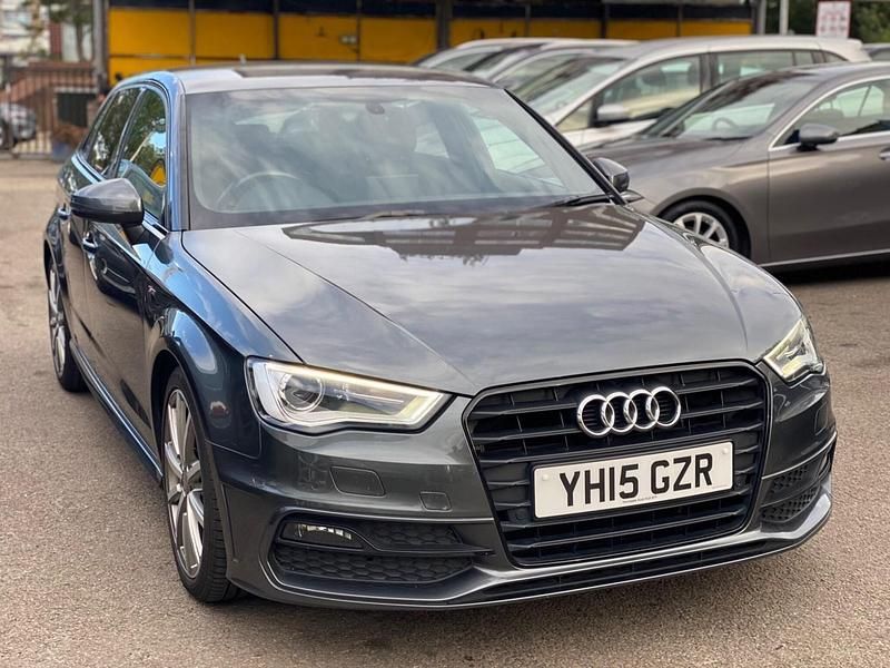 Grey Used 2015 Audi A3 S-Line Hatchback | £10,300 (A bit pricey) - Image 1/4