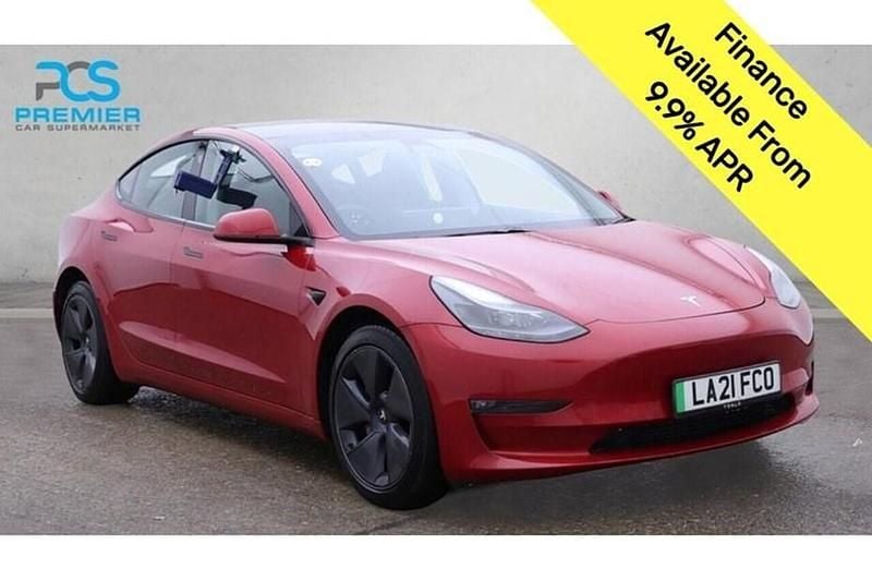 Red Used 2021 Tesla Model 3 Sedan | £17,395 (Fair price) - Image 1/1