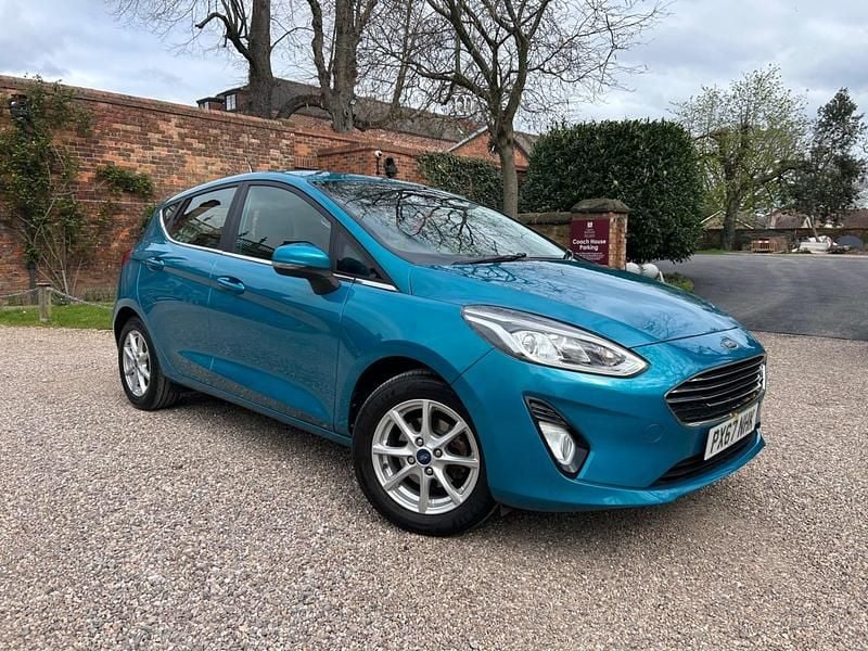 Used Ford Fiesta Zetec 2017 Blue Hatchback