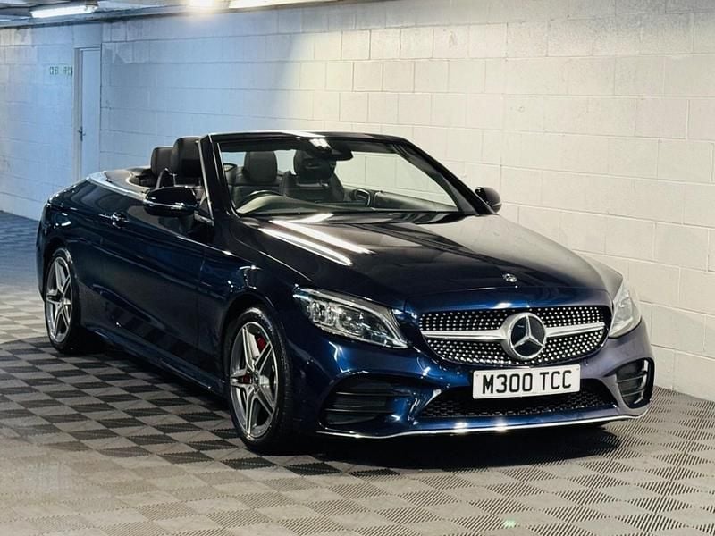 Used Mercedes C300 AMG Line Premium 2018 Blue Cabriolet