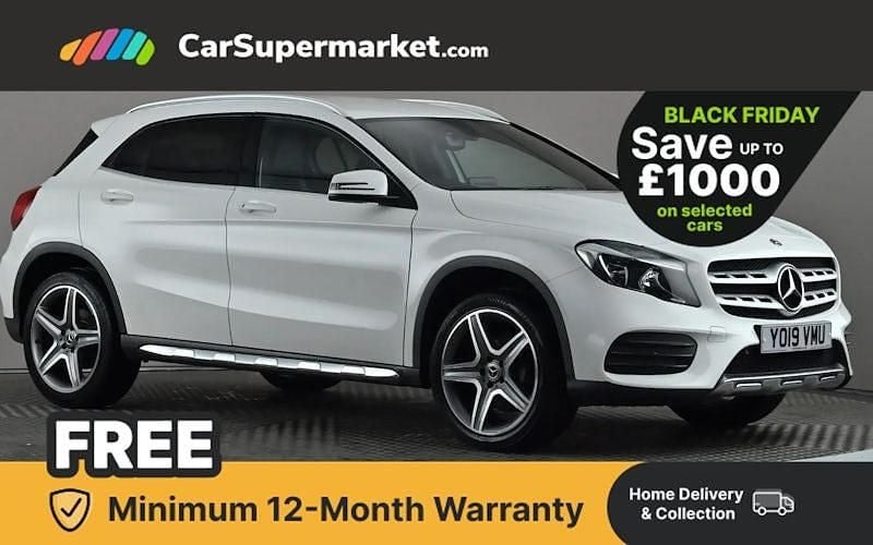 White Used 2019 Mercedes GLA200 AMG line SUV | £14,497 (Fair price) - Image 1/3