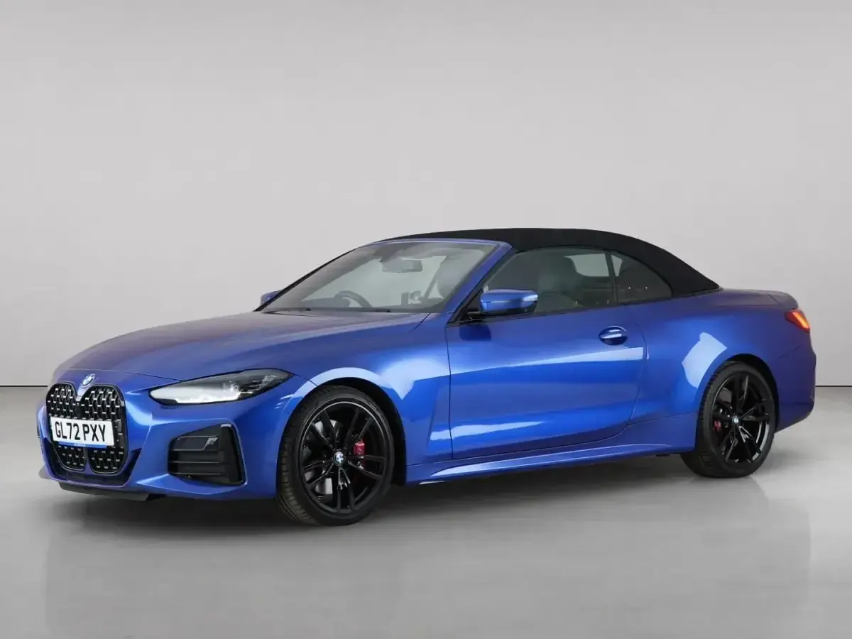 Used BMW M440 340 HP (250 kW) 2022 Blue Cabriolet