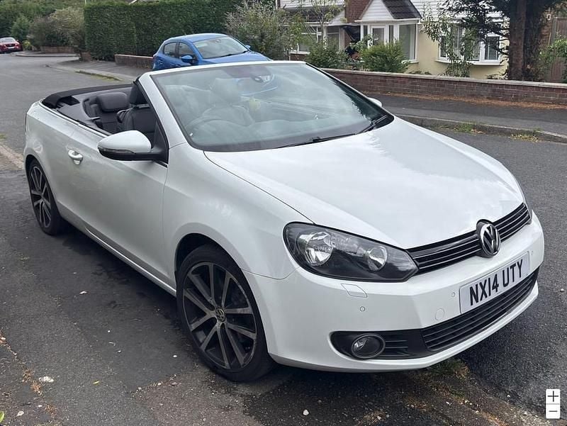 White Used 2014 VW Golf Cabriolet GT Cabriolet | £4,990 (Good price) - Image 1/3