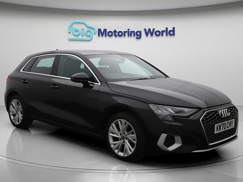 Black Used 2020 Audi A3 Sportback e-tron Sport Sedan | £16,250 (Good price) - Image 1/4