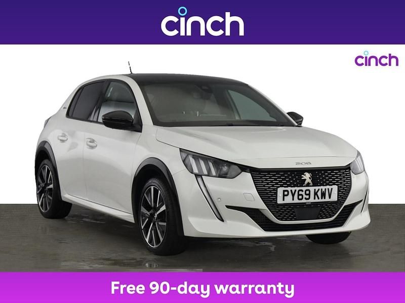White Used 2020 Peugeot 208 GT-line Hatchback | £13,149 (Fair price) - Image 1/3