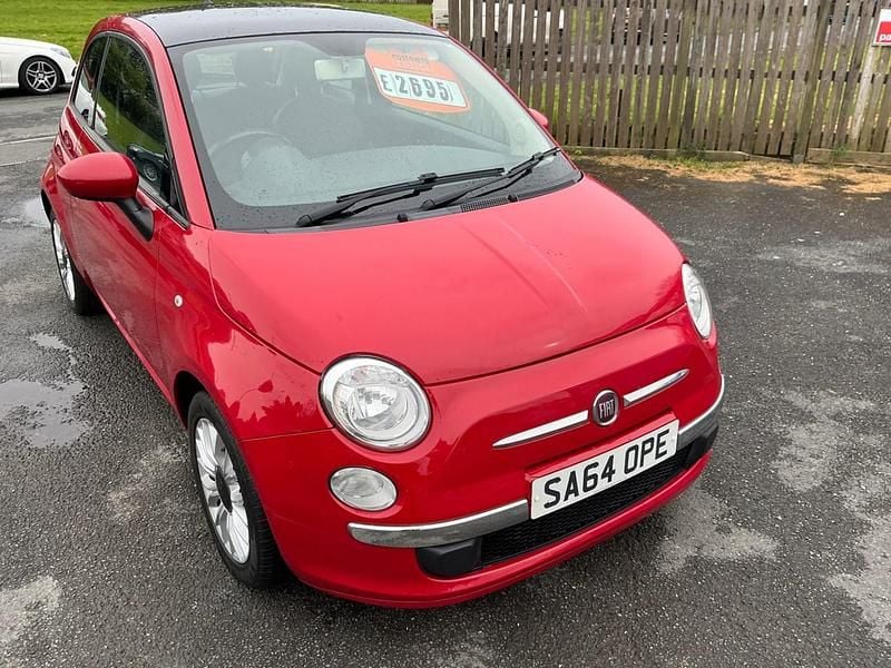 Usado Fiat 500 Lounge 69 HP (50 kW) 2014 Vermelho Citadino