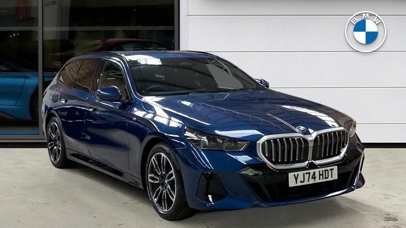 Blue Used 2025 BMW 520 M Sport Estate | £44,580 (Expensive) - Image 1/4