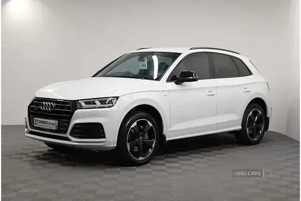Used Audi Q5 Black Edition 190 HP (139 kW) 2020 White SUV