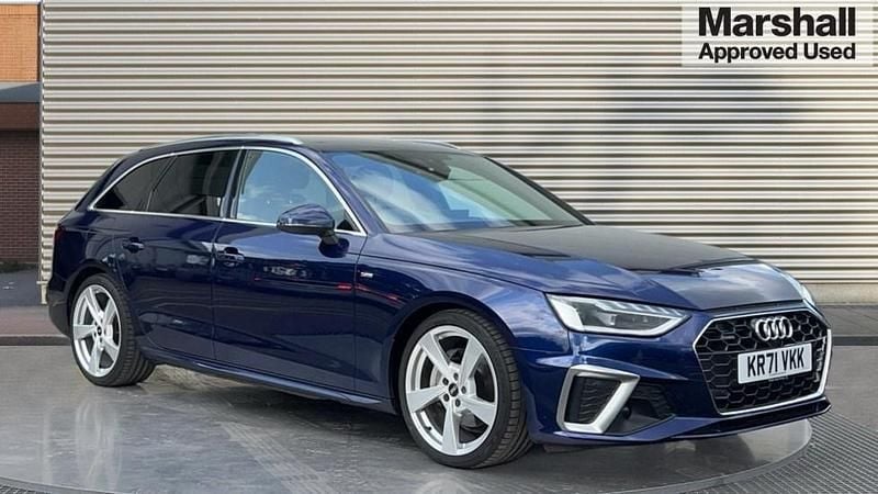 Blue Used 2021 Audi A4 S-Line Estate | £26,347 (Expensive) - Image 1/4