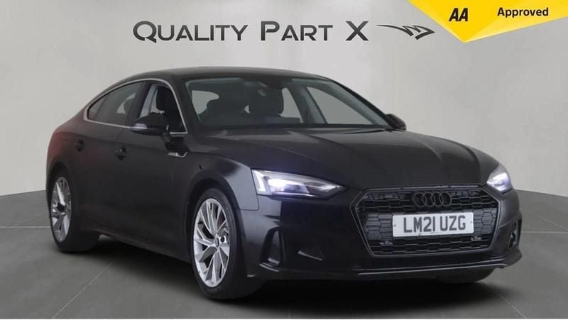 Used Audi A5 Sportback Sport 163 HP (119 kW) 2021 Black Hatchback