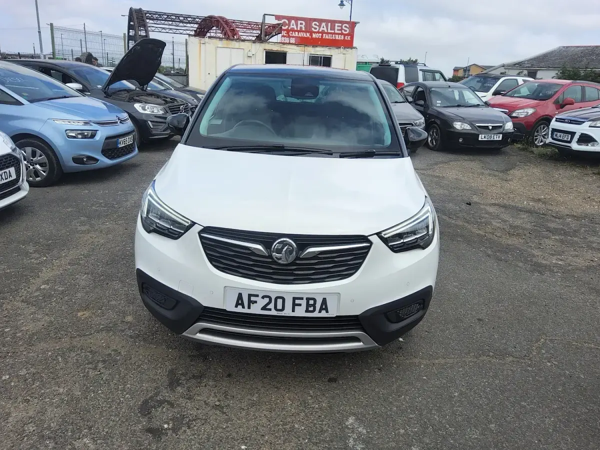Used Vauxhall Crossland X Sport 120 HP (88 kW) 2020 White SUV