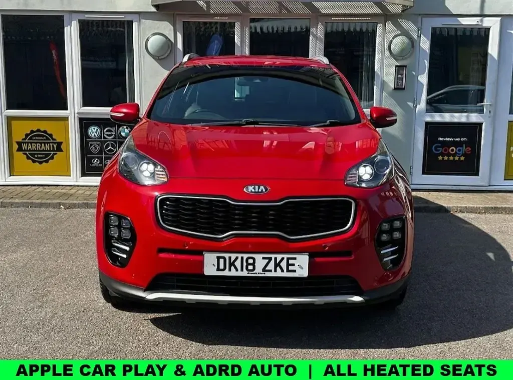 Used Kia Sportage GT-Line 177 HP (130 kW) 2018 Red SUV