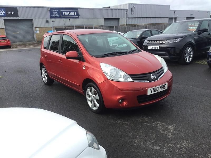 Red Used 2010 Nissan Note N-TEC MPV | £995 (Good price) - Image 1/4