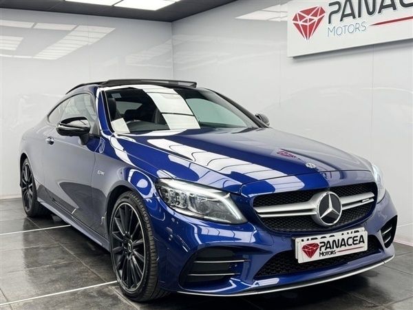 Blue Used 2018 Mercedes C43 AMG Premium Plus Coupe | £26,990 (Fair price) - Image 1/1