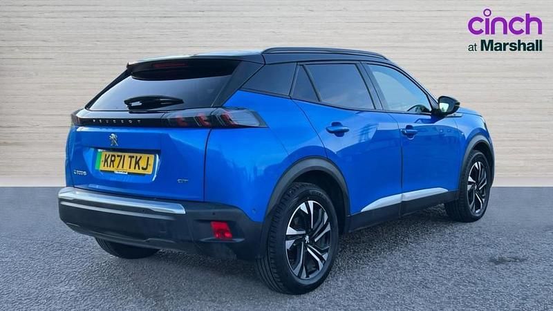 Used Peugeot e-2008 GTi 100 kW (136 HP) 2021 Blue SUV