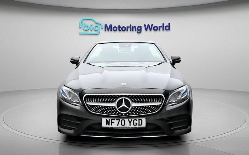 Used Mercedes E220 AMG line 194 HP (142 kW) 2020 Black Cabriolet