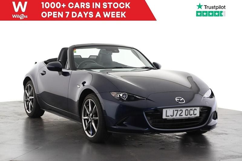 Blue Used 2022 Mazda MX5 Inclusive Cabriolet | £22,049 (Fair price) - Image 1/4