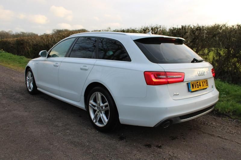 Used Audi A6 S-Line 190 HP (139 kW) 2014 White Estate
