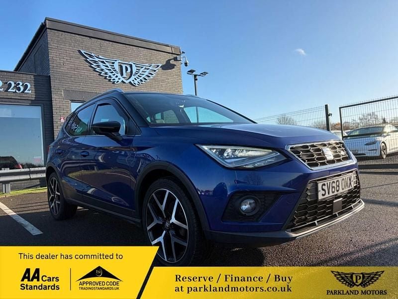 Blue Used 2018 Seat Arona FR Sport SUV | £10,395 (Good price) - Image 1/4