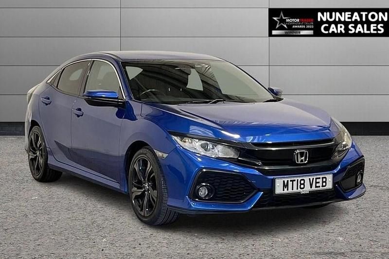 Blue Used 2018 Honda Civic SR Hatchback | £11,500 (Good price) - Image 1/1