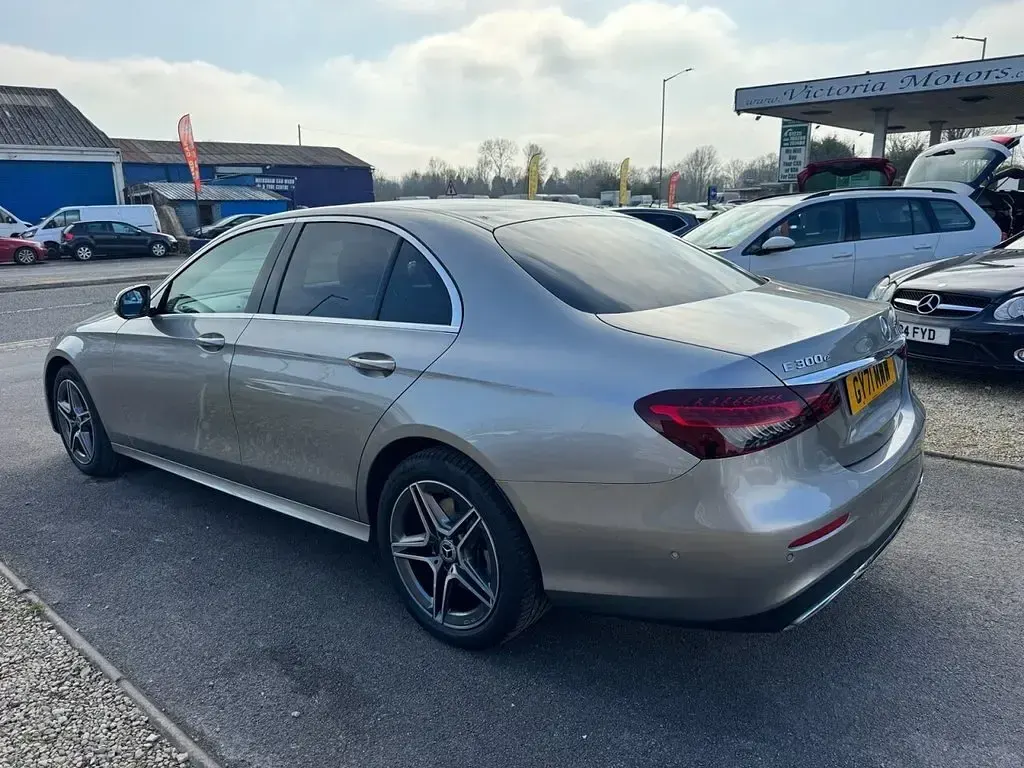 Used Mercedes E300 AMG line 2021 Silver Sedan