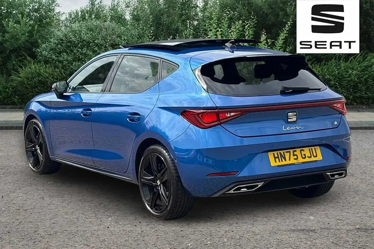 Used Seat Leon Black Edition 150 HP (110 kW) 2025 Blue