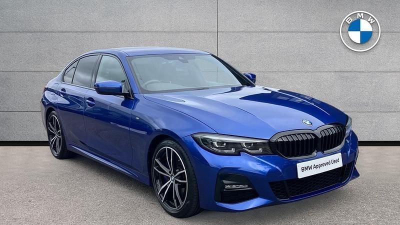 Portimao blue Used 2022 BMW 330 M Sport Sedan | £28,987 (Good price) - Image 1/3