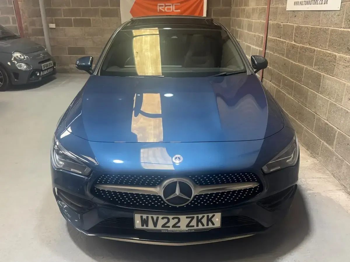 Used Mercedes CLA250e AMG Line Premium Plus 2022 Blue Coupe