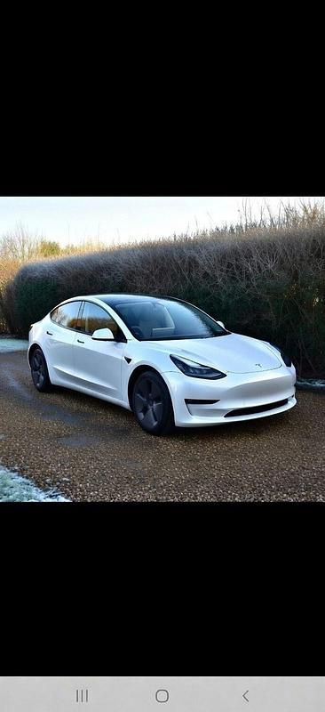 Used Tesla Model 3 Long Range AWD 366 kW (498 HP) 2021 White Sedan