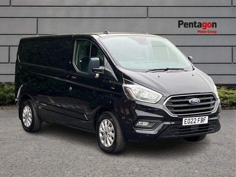 Black Used 2022 Ford Transit Custom Limited Van | £14,295 (Fair price) - Image 1/3