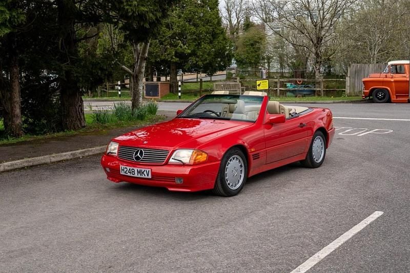 Used Mercedes SL500 1991 Red