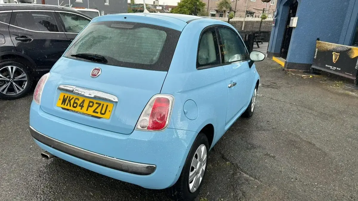 Used Fiat 500 69 HP (50 kW) 2014 Blue Hatchback