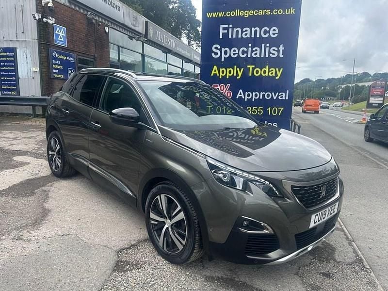 Grey Used 2019 Peugeot 3008 GT-line SUV | £11,995 (Fair price) - Image 1/4
