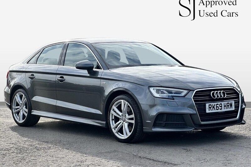 Grey Used 2019 Audi A3 S-Line Sedan | £14,950 (Good price) - Image 1/1