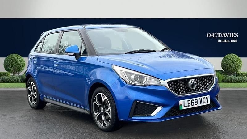 Used MG MG3 Exclusive 106 HP (77 kW) 2019 Blue Hatchback