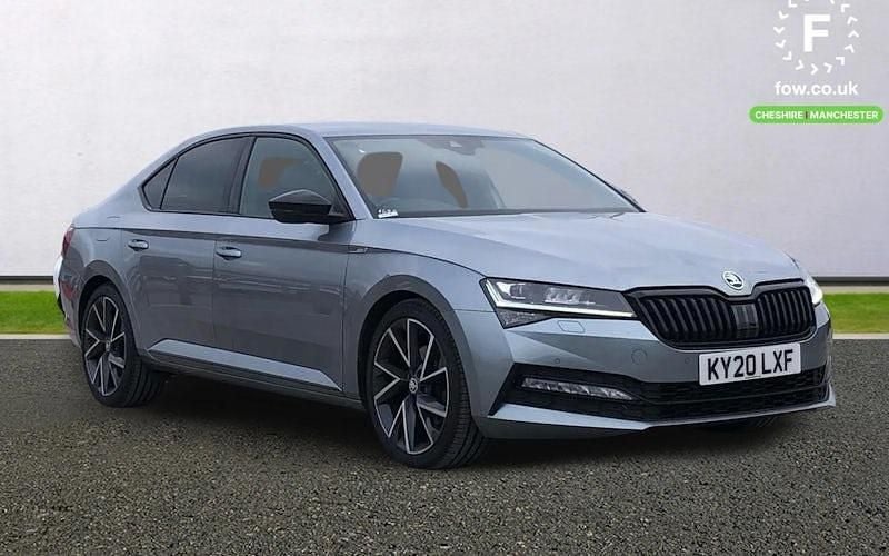 Grey Used 2020 Skoda Superb SportlinePlus Hatchback | £16,899 (Good price) - Image 1/4