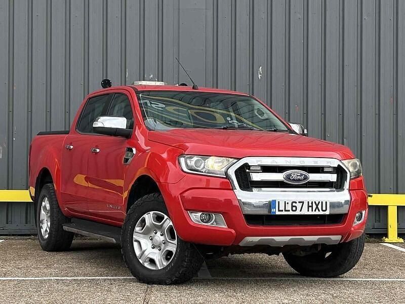 Red Used 2018 Ford Ranger Limited Pickup | £13,995 (Super price) - Image 1/4