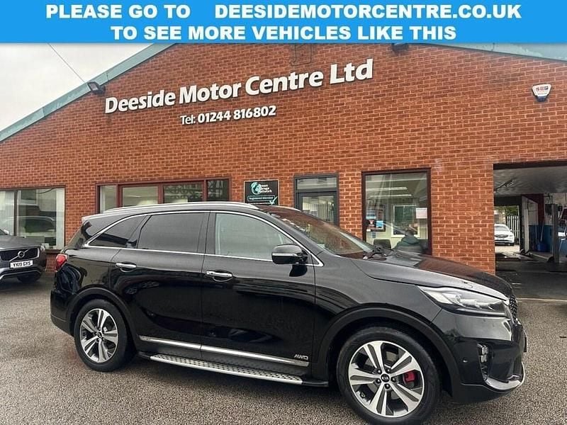 Black Used 2018 Kia Sorento GT-Line S SUV | £19,450 (Fair price) - Image 1/3